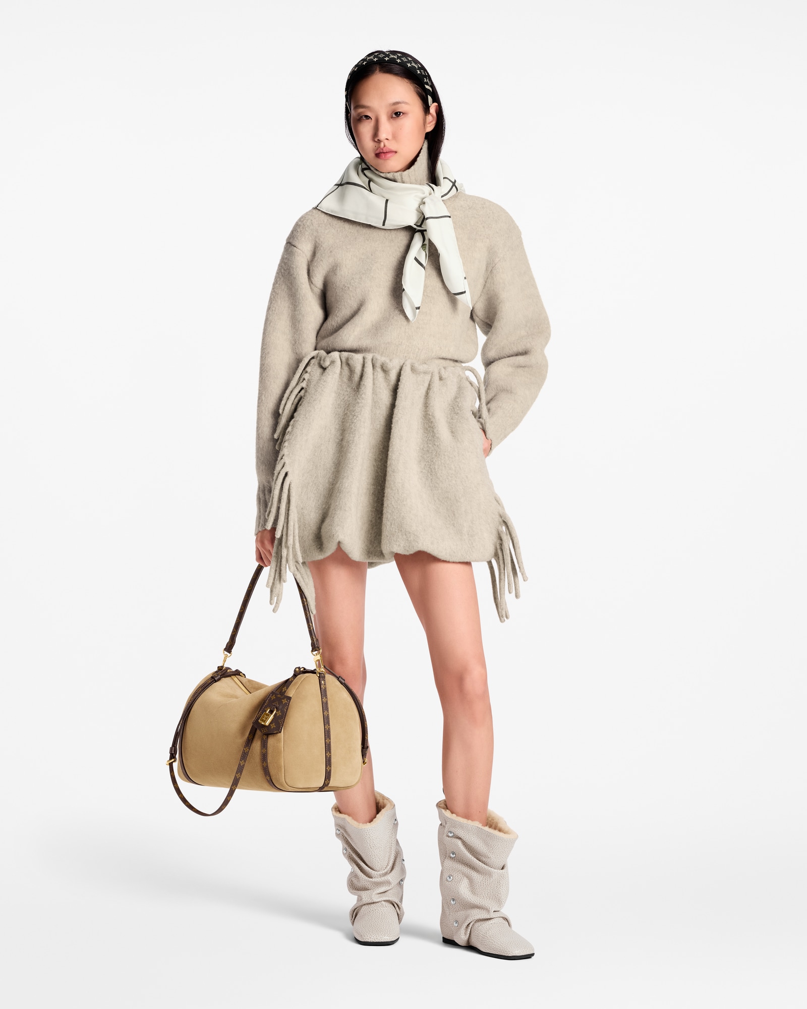 ヘッドバンド・LV アウトライン シルク S00｜ルイ・ヴィトン 公式